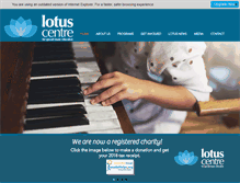 Tablet Screenshot of lotuscentre.net