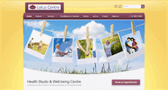 Desktop Screenshot of lotuscentre.com.au